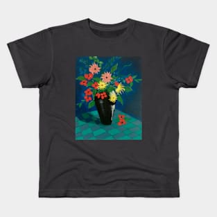 Vase of Flowers - printable - from my original acrylic painting Kids T-Shirt